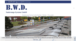 Desktop Screenshot of bwd-dachsanierung.de